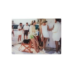 Tennis Glass Bar Tray